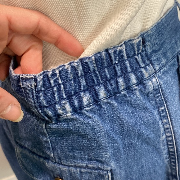 Classic Blue A-Line Denim Skirt - Picture 4 of 16